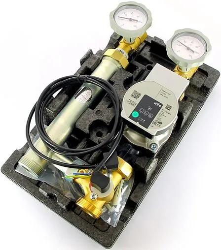 Насосный модуль с 3-х ходовым смесительным клапаном 1&quot;в х 1½&quot;н Meibes MK M66831.36WIRU с насосом Wilo PARA SC 25-7.0