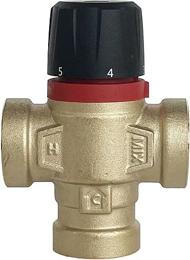 Трехходовой термостатический смесительный клапан ¾&quot; +35...+60°С Kvs 1.6 Wester VTS334163560
