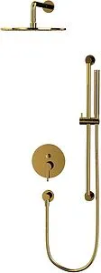 Душевая система со смесителем для душа WHITECROSS Y gold золото YSET05GL Душевая система со смесителем для душа WHITECROSS Y gold золото YSET05GL, 3
