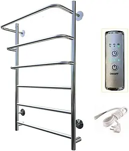 Полотенцесушитель электрический лесенка Тругор Пэк сп 19 80х50 32 мм полированная сталь Полотенцесушитель электрический лесенка Тругор Пэк сп 19 80х50 32 мм полированная сталь, 3