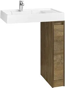 Фасад для тумбы Aquaton Лондри 20 дуб кантри 1A275001LHDY0, 1