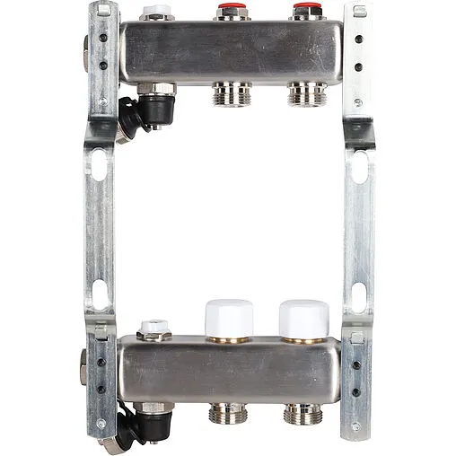 Группа коллекторная без расходомеров 2 отвода 1"в/в x ¾"ек Rommer RMS-3201-000002