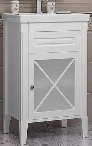 Тумба-умывальник напольная Opadiris Палермо 50 белый 00-00002358+030900-u