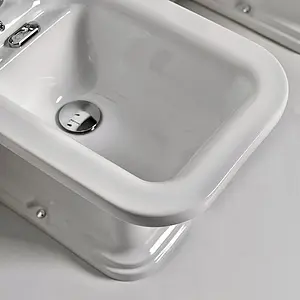 Биде напольное Kerasan Waldorf белый 4121K1bi/cr*1 Биде напольное Kerasan Waldorf белый 4121K1bi/cr*1, 3