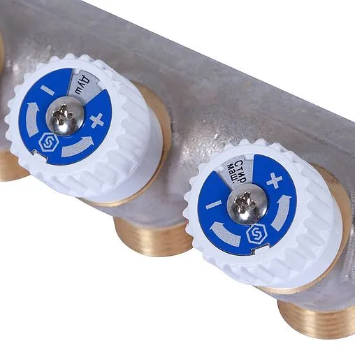 Коллектор регулирующий проходной 3 отвода ¾"в/н x ½"н Stout SMB 6852 341203 Коллектор регулирующий проходной 3 отвода ¾"в/н x ½"н Stout SMB 6852 341203