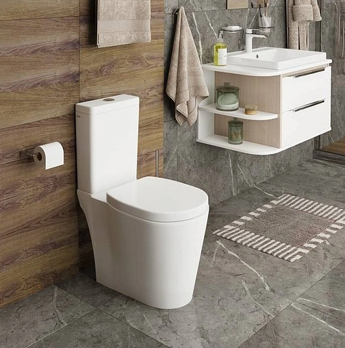 Унитаз-компакт безободковый IDDIS Calipso Rimless белый CALRDSEi24