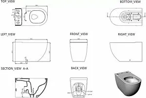 Чаша унитаза Allen Brau Priority Tornado белый 4.31006.20 Чаша унитаза Allen Brau Priority Tornado белый 4.31006.20, 2