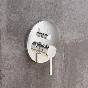 Смеситель для ванны скрытого монтажа Damixa Scandinavian Pure хром 367100000 Смеситель для ванны скрытого монтажа Damixa Scandinavian Pure хром 367100000, 4