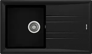 Мойка кухонная Teka Stone 50 B-TG 1B 1D черный металлик 115330017 Мойка кухонная Teka Stone 50 B-TG 1B 1D черный металлик 115330017, 1