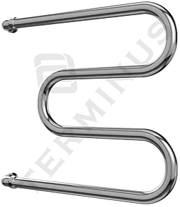 Полотенцесушитель водяной Terminus М-образный AISI 32х2 500х400 полированная сталь 4620768881138 Полотенцесушитель водяной Terminus М-образный AISI 32х2 500х400 полированная сталь 4620768881138, 2