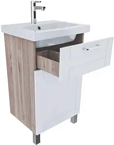 Тумба под умывальник напольная IDDIS New Sena 50 белый/дерево NSE50W1i95 Тумба под умывальник напольная IDDIS New Sena 50 белый/дерево NSE50W1i95, 4