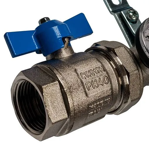 Группа коллекторная с расходомерами 10 отводов 1&quot;в/в x ¾&quot;ек Stout SMS 0907 000010