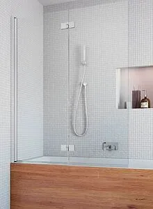 Шторка на ванну 1200мм прозрачное стекло Radaway Essenza New PND 120 L 207212-01L, 1