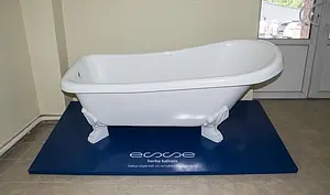 Ванна отдельностоящая из искусственного камня Esse Santorini 171x78 ножки белые Ванна отдельностоящая из искусственного камня Esse Santorini 171x78 ножки белые, 4