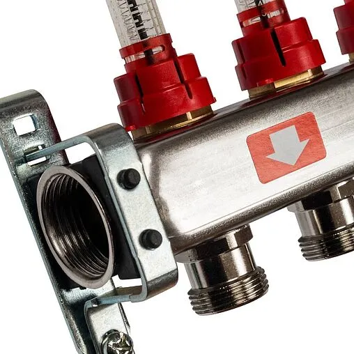Группа коллекторная с расходомерами 12 отводов 1&quot;в/в x ¾&quot;ек Stout SMS-0927-000012
