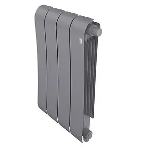 Радиатор биметаллический 4 секций нижнее правое подключение Royal Thermo Infinity 500 VR80 Silver Satin RTINSSVR805004 Радиатор биметаллический 4 секций нижнее правое подключение Royal Thermo Infinity 500 VR80 Silver Satin RTINSSVR805004, 1