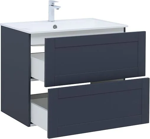 Тумба-умывальник подвесная Aquanet Терра 80 маренго 00313245+