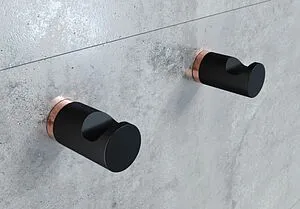 Крючок 2шт IDDIS Petite чёрный матовый/золото PET2SR1i41 Крючок 2шт IDDIS Petite чёрный матовый/золото PET2SR1i41, 3