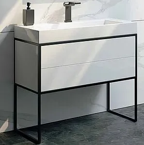 Тумба под умывальник подвесная Clarberg Logic T9н белый LOG0109N Тумба под умывальник подвесная Clarberg Logic T9н белый LOG0109N, 3