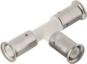 Тройник пресс соединительный 32мм x 32мм x 32мм Henco 9PKW-323232, 1