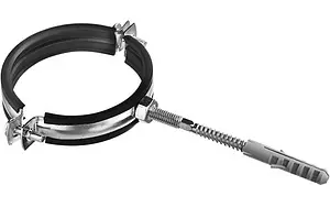 Хомут сантехнический обрезиненный 2½" (75-80мм) Stout SAC-0020-100212 Хомут сантехнический обрезиненный 2½" (75-80мм) Stout SAC-0020-100212, 1