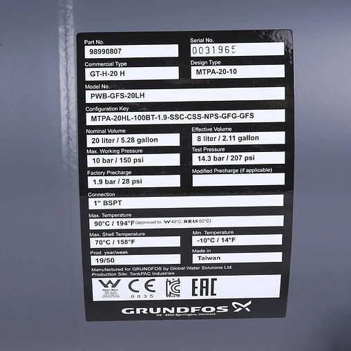 Станция автоматического водоснабжения Grundfos JP 5-48 PT-H A-A-BBVP 99463877 Станция автоматического водоснабжения Grundfos JP 5-48 PT-H A-A-BBVP 99463877