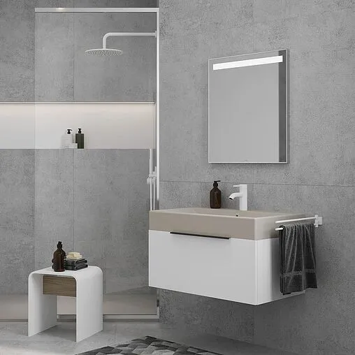 Раковина Kludi Resa 100 светло-серый 59WW101O2