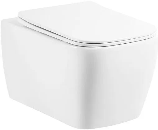 Унитаз подвесной безободковый BelBagno Veneto белый BB132CHR