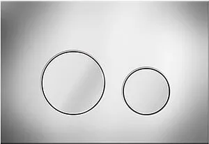 Клавиша смыва для унитаза KK-POL M11 350/PPG/109-00-00 хром глянцевый, 1