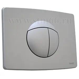 Клавиша смыва для унитаза Sanit S701 16.701.93..0000 хром матовый, 1