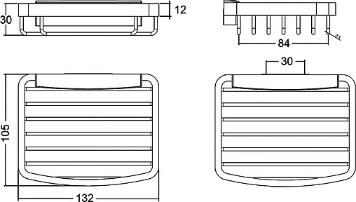 Мыльница Kludi A-XES хром 4898605