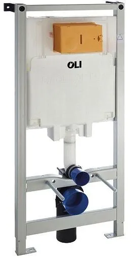 Инсталляция для подвесного унитаза Set 3 в 1 OLI 80 300573pSA00 с кнопкой хром глянцевый