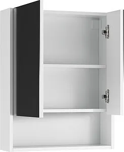 Шкаф-зеркало Айсберг Ева 60 белый DA5921HZ, 3