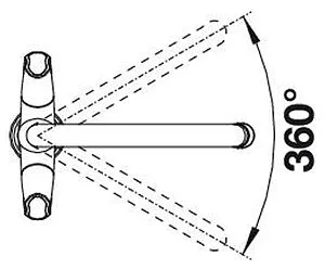 Смеситель для кухни Blanco Amona нержавеющая сталь 520769 Смеситель для кухни Blanco Amona нержавеющая сталь 520769, 3