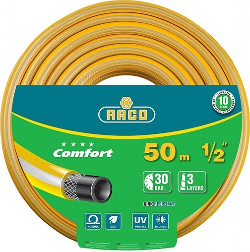 Шланг поливочный армированный ½&quot; x 50м Raco Comfort 40303-½-50