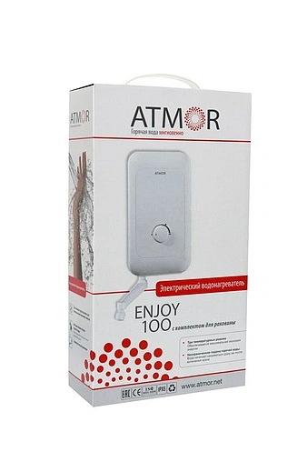 Водонагреватель проточный электрический Atmor Enjoy 100 5 KW Tap 3520198 Водонагреватель проточный электрический Atmor Enjoy 100 5 KW Tap 3520198