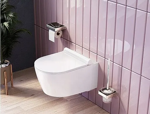 Комплект 6 в 1 Am.Pm Jupiter IS110338.DX77C1700 с кнопкой черный матовый