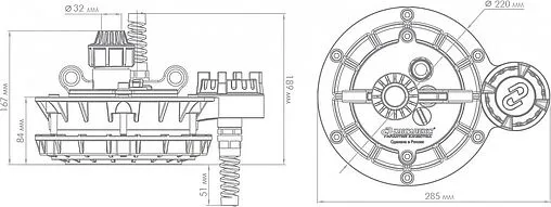 Оголовок скважинный Джилекс ОСПБ 110-133/32 6304