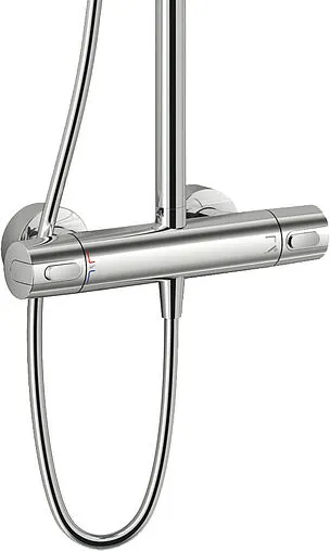 Душевая система с термостатом для душа Ideal Standard IdealRain хром A6246AA Душевая система с термостатом для душа Ideal Standard IdealRain хром A6246AA