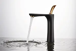 Смеситель для раковины D&K Venice Baciano чёрный матовый/золото DA1032659 Смеситель для раковины D&K Venice Baciano чёрный матовый/золото DA1032659, 3