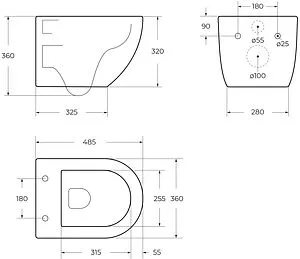 Комплект 5 в 1 BelBagno Uno Tornado BB5177CH-TOR/SC/BB026/BB081CR с кнопкой хром глянцевый Комплект 5 в 1 BelBagno Uno Tornado BB5177CH-TOR/SC/BB026/BB081CR с кнопкой хром глянцевый, 2