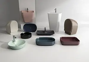 Раковина ISVEA SistemaY Clear 65 антрацит 10SY50065SV-2C Раковина ISVEA SistemaY Clear 65 антрацит 10SY50065SV-2C, 5