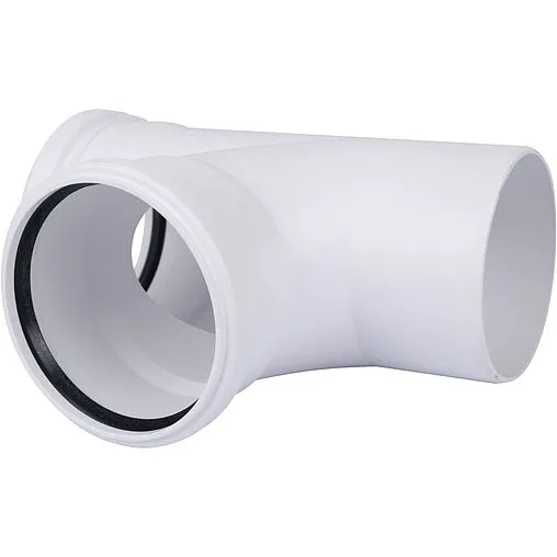 Тройник внутренний бесшумный D=110x110мм Угол 87° Rehau Raupiano Plus 11230051001