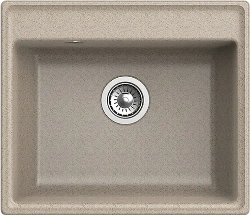 Мойка кухонная GranFest Vertex V-580 песочный