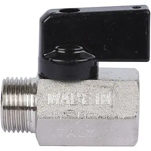 Кран шаровый мини ⅜"в x ⅜"н Bugatti Kansas 08050011 Кран шаровый мини ⅜"в x ⅜"н Bugatti Kansas 08050011, 5