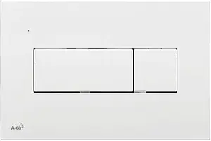 Клавиша смыва для унитаза AlcaPlast M370 белый глянцевый Клавиша смыва для унитаза AlcaPlast M370 белый глянцевый, 1