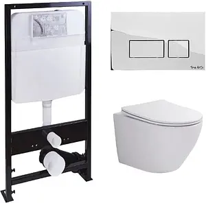 Комплект 5 в 1 Toni Arti Russi TA-01+TA-1900+TA-0041 с кнопкой Noche хром глянцевый, 1