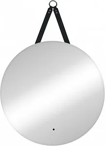 Зеркало с подсветкой Continent Glamour Led 80x90 с часами белый ЗЛП606 Зеркало с подсветкой Continent Glamour Led 80x90 с часами белый ЗЛП606, 1