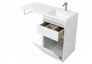 Тумба под умывальник напольная Aquanet Токио 48 белый 00239289 Тумба под умывальник напольная Aquanet Токио 48 белый 00239289, 5