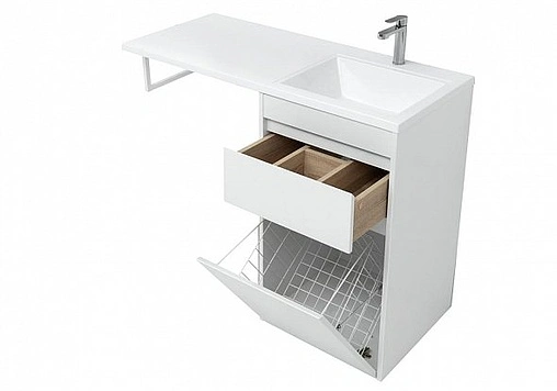 Тумба под умывальник напольная Aquanet Токио 48 белый 00239289